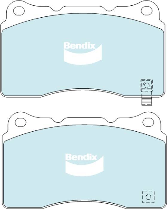 DBA EXTREME PERFORMANCE PADS DB1678 MITSUBISHI,SUBARU BREMBO 4 POT FRONT