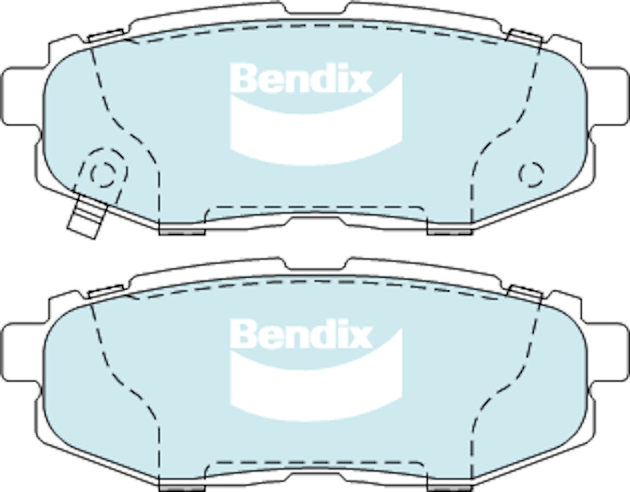 DBA STREET PERFORMANCE PADS DB1789 SUBARU BRZ,TOYOTA 86 REAR