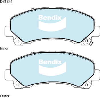 DBA EXTREME PERFOMANCE PADS DB1841 HOLDEN COLORADO FRONT