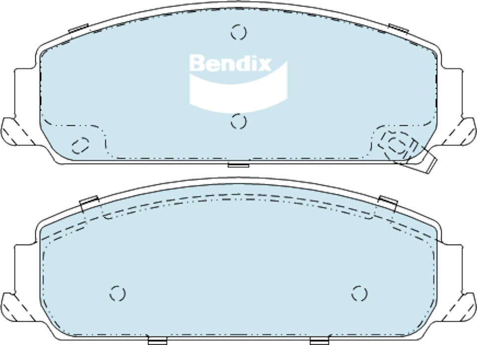 DBA EXTREME PERFORMANCE PADS DB2266 HOLDEN COMMODORE VF FRONT