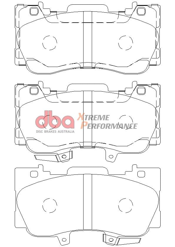 DBA EXTREME PERFORMANCE PADS DB9011 FORD MUSTANG FRONT