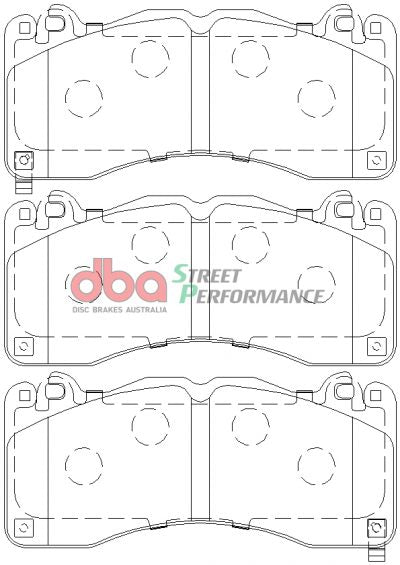 DBA EXTREME PERFORMANCE PADS DB9021 FORD MUSTANG FRONT