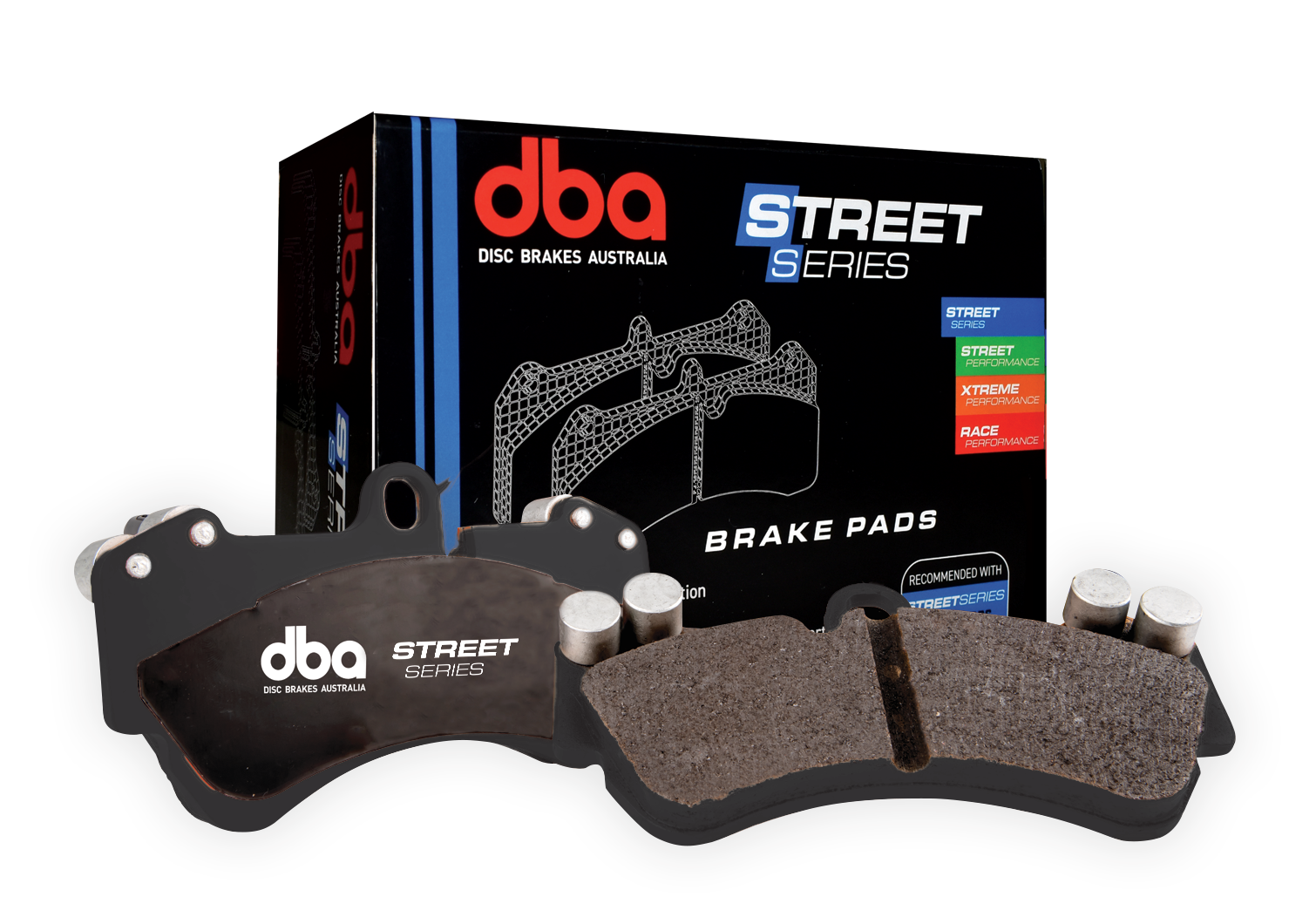 DBA STREET PERFORMANCE PADS DB1521 MITSUBISHI,NISSAN,SUBARU REAR