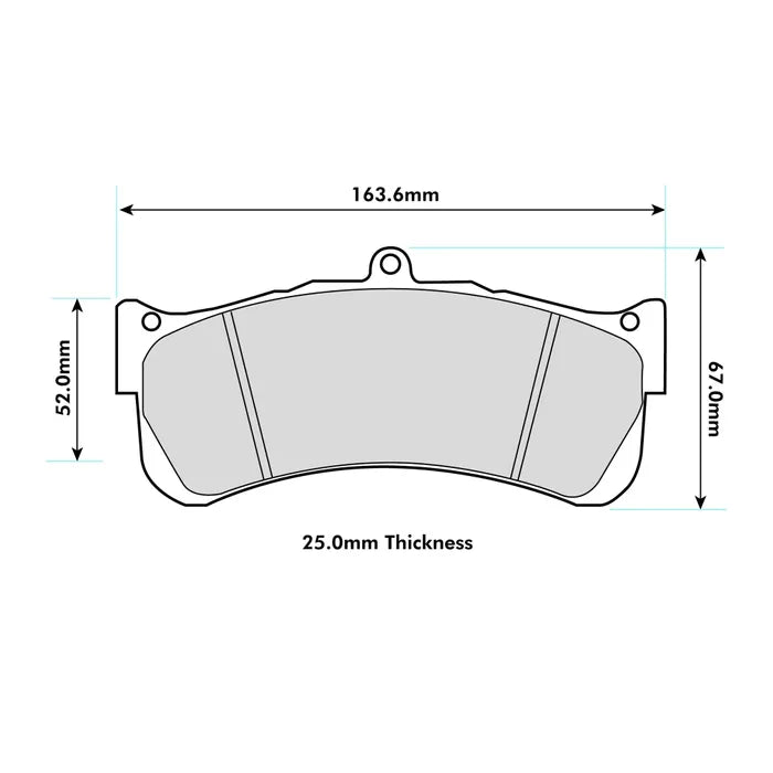 Ferodo Brake Pads FRP3110 Brembo 07.7293.7 Calipers