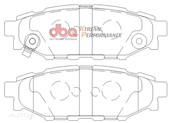 DBA Extreme Performance brake pads DB1803 Subaru BRZ, Forester, Impreza, Legacy, Outback & Toyota 86 rear