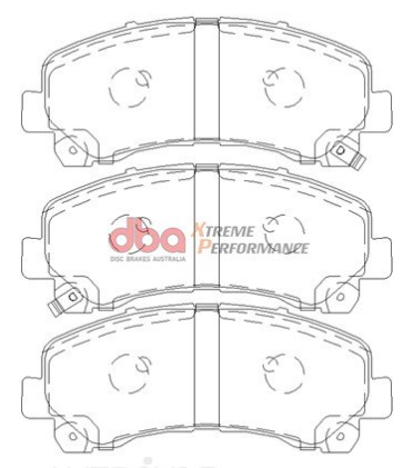 DBA Extreme Performance brake pads DB1841 Holden Colorado, Trailblazer, Isuzu & LDV front