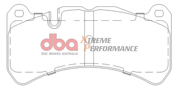 DBA Extreme Performance brake pads DB1845 Alfa, Ford, FPV, Lexus, Maserati, Mercedes & Subaru Front (6 pot Brembo caliper)