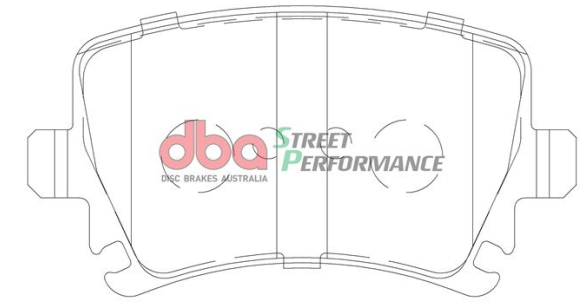 DBA Street Performance brake pads DB1865 Audi, BMW, Skoda & Volkswagen rear