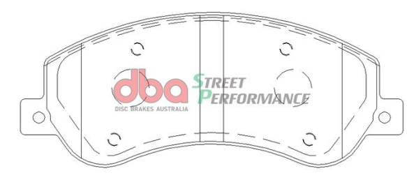 DBA Street Performance brake pads DB1915 Ford Transit & Volkswagen Amarok front