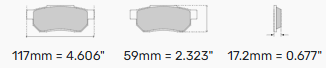 Ferodo Ds2500 Brake Pads FCP1437H Lexus RX 300 3.0 Front