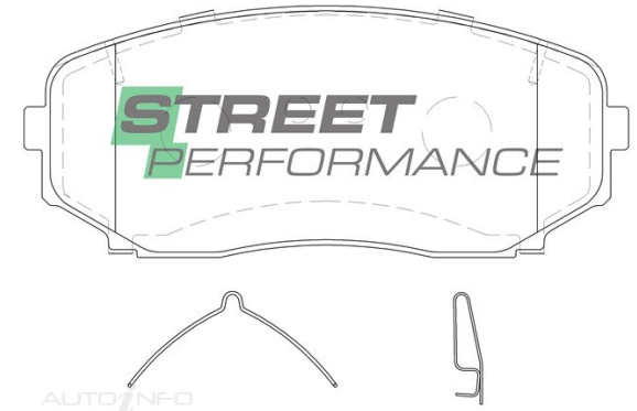 DBA Street Performance brake pads DB1916 Mazda CX-5, CX-7, CX-9 & Mitsubishi Eclipse & Outlander front