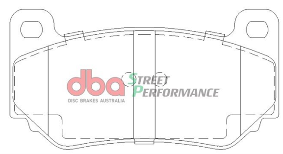 DBA Street Performance brake pads DB1934 HSV Avalanche, Clubsport, Grange, Maloo, Senator & SV6000 rear