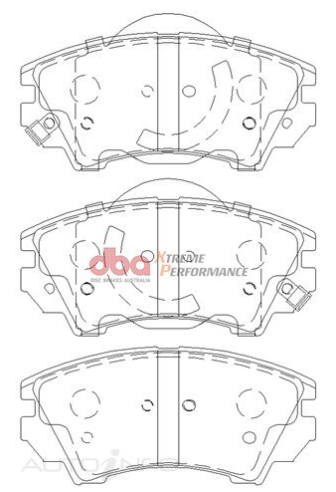 DBA Extreme Performance brake pads DB1925 Holden Astra & Commodore VF front