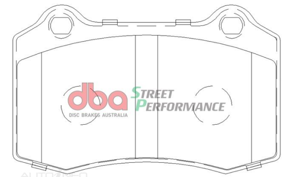 DBA Street Performance brake pads DB1936 Dodge, Ford, Jaguar & Volvo rear (4 pot Brembo caliper)