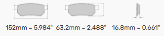 Ferodo Brake Pads FRP3134 - Alcon CAR97 Front Brake Kit