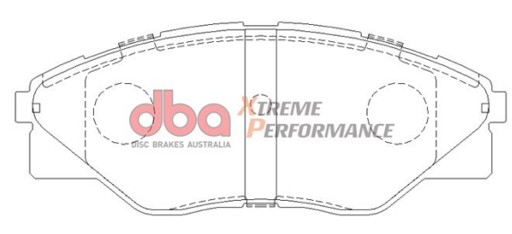 DBA Extreme Performance brake pads DB1985 Toyota Hilux front