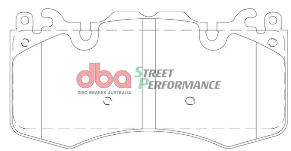 DBA Street Performance brake pads DB2204 Land Rover Defender & Range Rover front