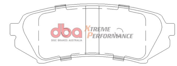 DBA Extreme Performance brake pads DB1383 Lexus & Toyota Landcruiser rear