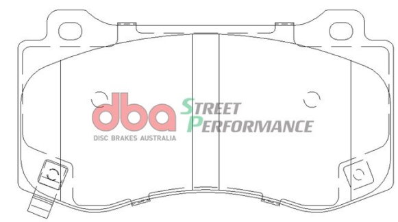 DBA Street Performance brake pads DB2259 Chrysler, Dodge & Jeep front