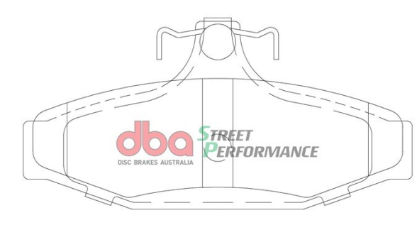 DBA Street Performance brake pads DB1354 Chevrolet, Ford & HSV rear
