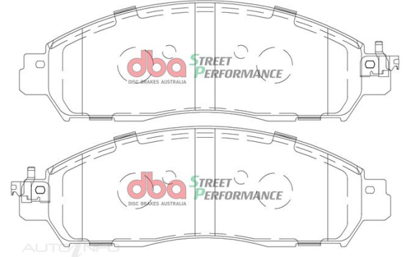 DBA Street Performance brake pads DB2374 Nissan Leaf & Navara front