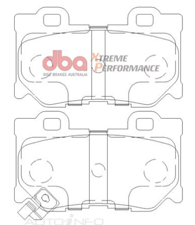 DBA Extreme Performance brake pads DB2401 Nissan Infiniti, 370Z, Fairlady, Skyline & Z front