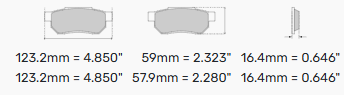 Ferodo DS2500 Brake Pads FCP1808 - BMW E90 E91 E92 & E93 2007 + Rear