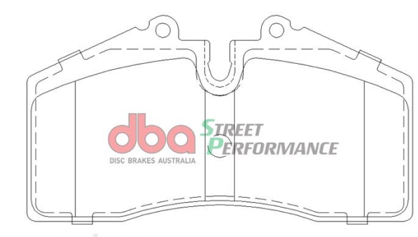 DBA Street Performance brake pads DB1355 Holden Monaro, HSV Avalanche, Clubsport & R8, Coupe, Grange, GTS, Maloo & R8 & Senator Front
