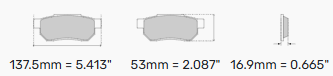 Ferodo Brake Pads FCP1430 - Nissan 180 SX (S13) & 350Z Front