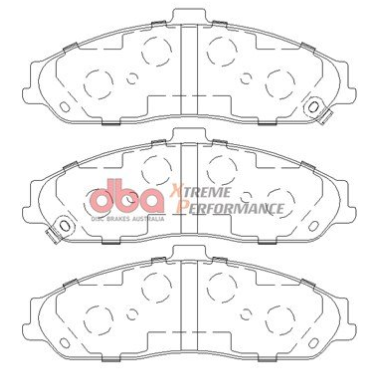 DBA Extreme Performance brake pads DB7599 Chevrolet, Ford, Holden & HSV front