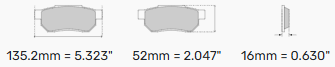 Ferodo Brake Pads FCP1444 - Honda Civic Type-R & S2000 Front