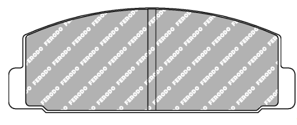Ferodo DS2500 Brake Pads FCP372 Mazda RX-7 FDS Rear
