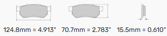 Ferodo Brake Pads FCP1667 - Renault Clio 3 197 (Brembo) Front