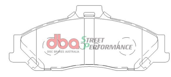 DBA Street Performance brake pads DB1366 Ford Courier & Ranger, Mazda B2500, Bounty & BT50 front