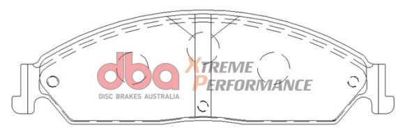 DBA Extreme Performance brake pads DB1473 Ford Falcon & Territory front
