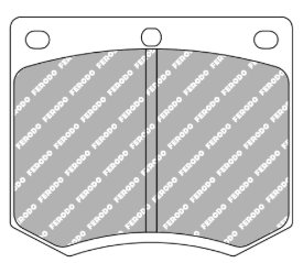 Ferodo Brake Pads FCP167 - Ford RS2000, Mexico, RS1600, Mk2 Escort - Front