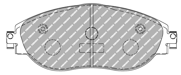 Ferodo Brake Pads FCP4425 - Volkswagen Golf "R" MK7 - Front