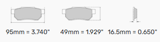 Ferodo Ds2500 Brake Pads FCP546H Alfa Romeo Front