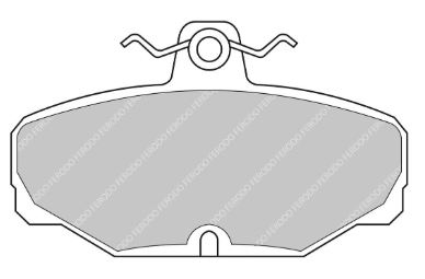 Ferodo Brake Pads FCP408 - Caterham Rear