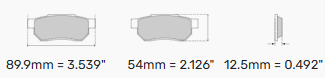 Ferodo Brake Pads FCP408 - Caterham Rear