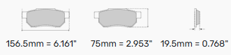 Ferodo Ds2500 Brake Pads FCP590H Audi A3 (8L1) 1.8 T Sport, Quattro 20V Front