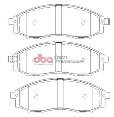 DBA Street Performance brake pads DB1439 Nissan Datsun, Navara & Pick Up front
