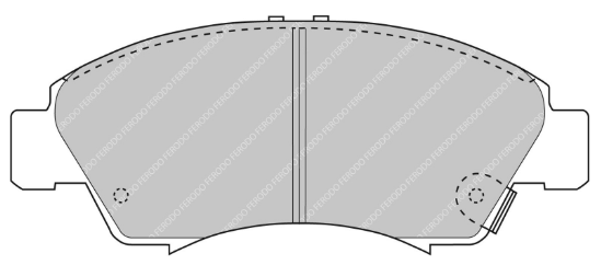 Ferodo Ds2500 Brake Pads FCP777 Honda Front