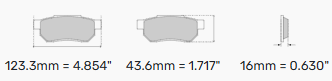 Ferodo Ds2500 pads FCP850 Brake Pads BMW E36 & E90 rear