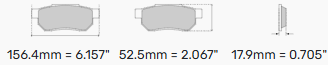 Ferodo DS2500 Brake Pads FCP1056 Alfa, Fiat, Lancia Front