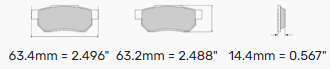 Ferodo Brake Pads - FCP810