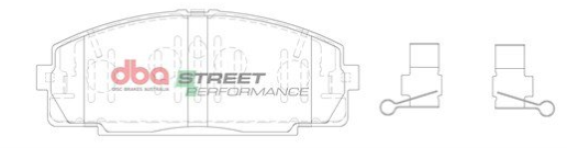 DBA Street Performance brake pads DB1328 Toyota Granvia & Hiace front