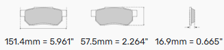 Ferodo Ds2500 Brake Pads FCP1300 BMW Front