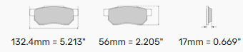 Ferodo Brake Pads - FRP216 AP Racing Calipers / OE Calipers