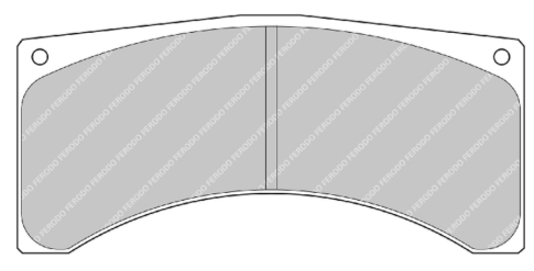 Ferodo Brake Pads - FRP3070W DS1:11 Brake Pads to fit Brembo 07.7869.12 & Wilwood GT 4000 Calipers